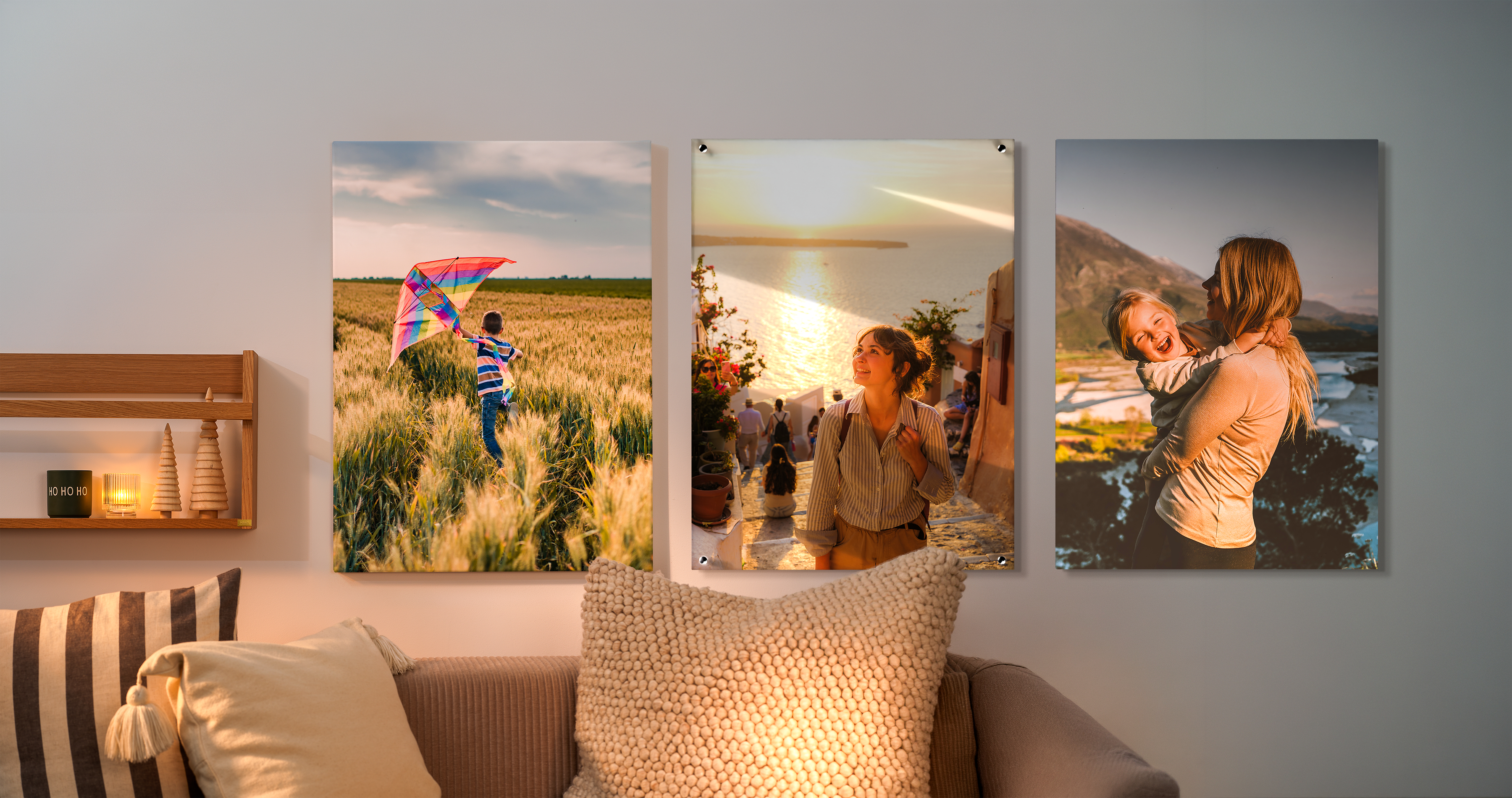 Wandbilder mit Familienfotos gestalten