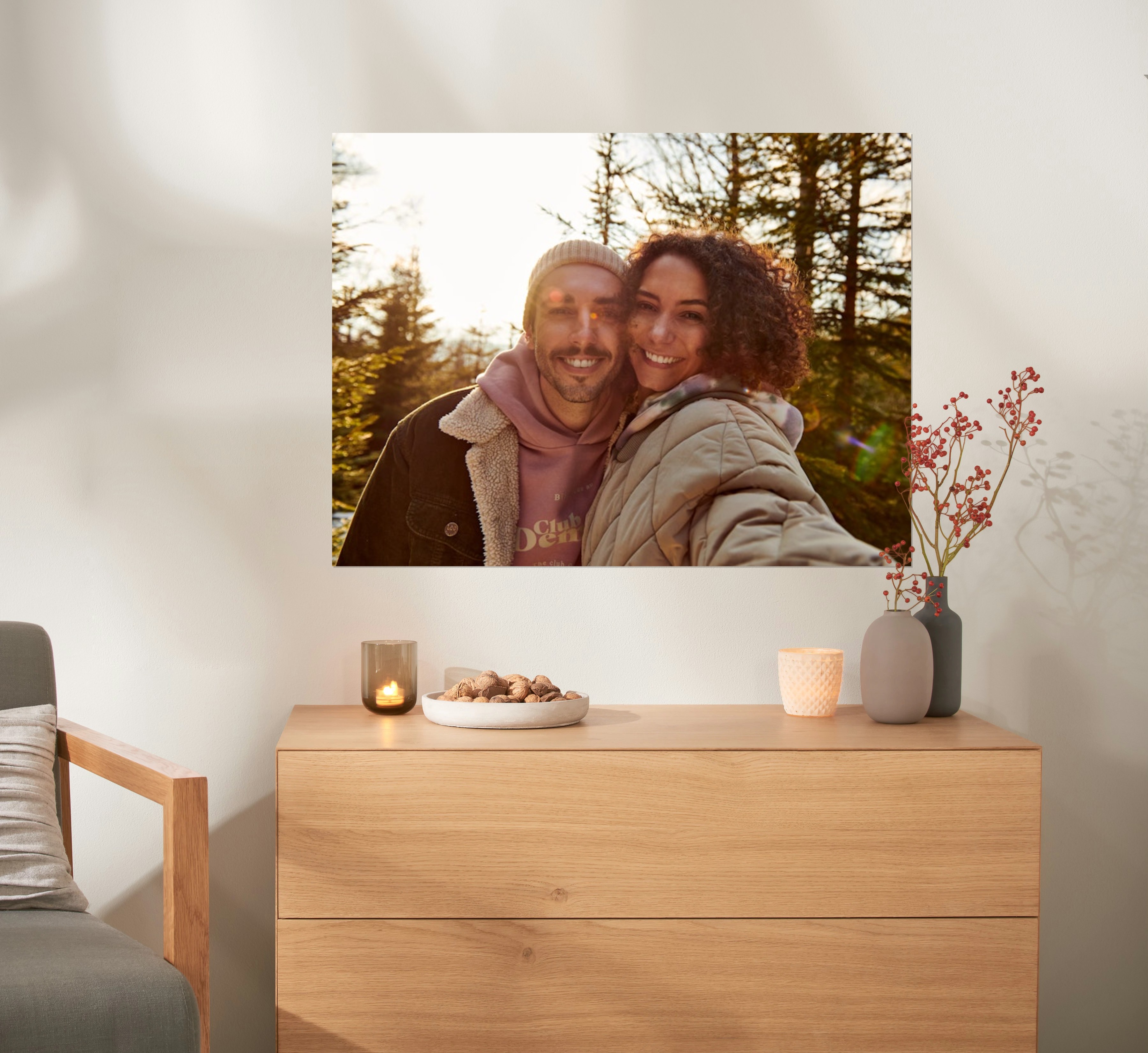Poster photo au format 60x80 cm.