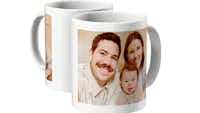 Taza personalizada clásica Taza personalizada clásica con una foto de familia