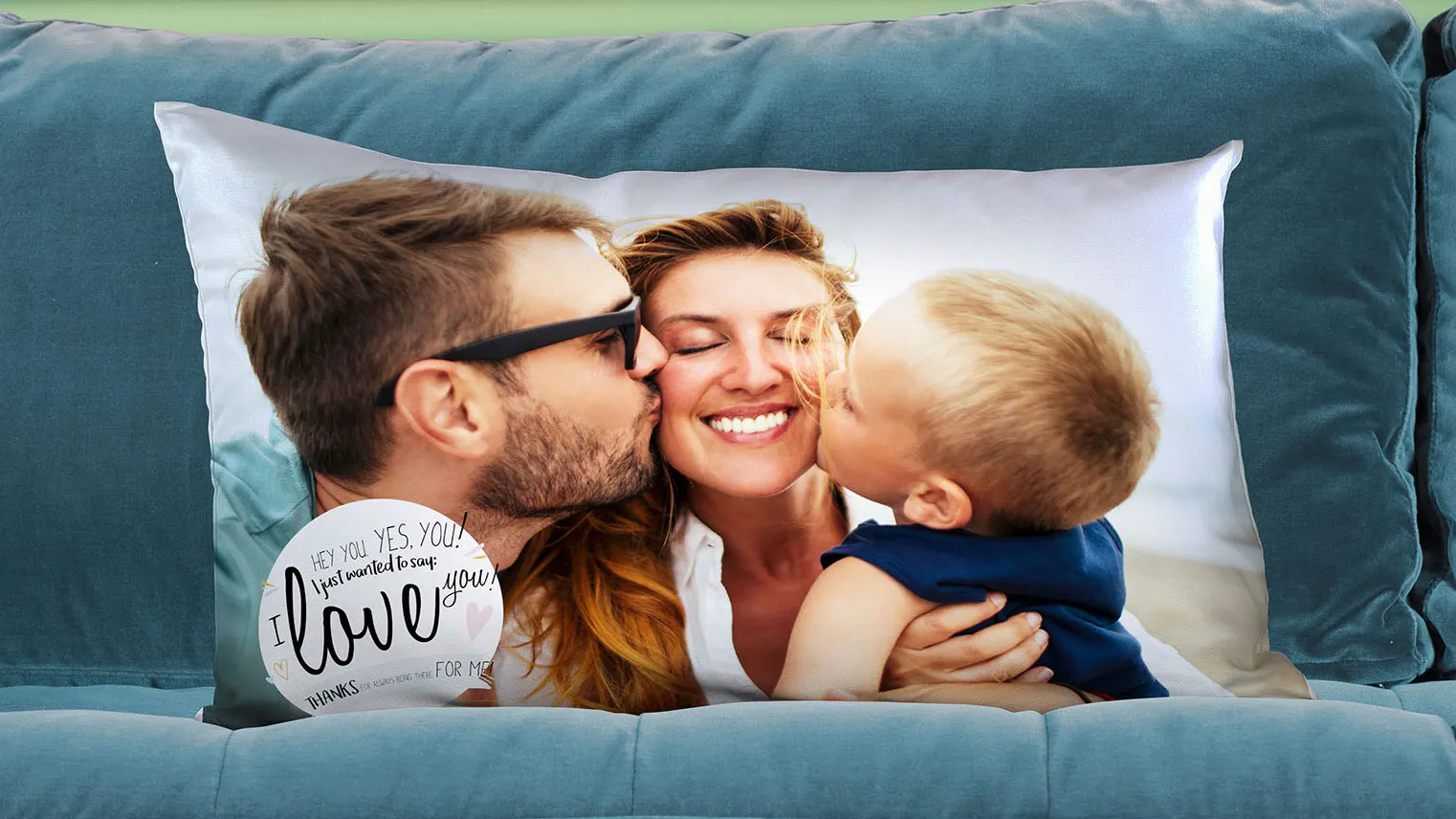 Coussin photo 80x40 cm