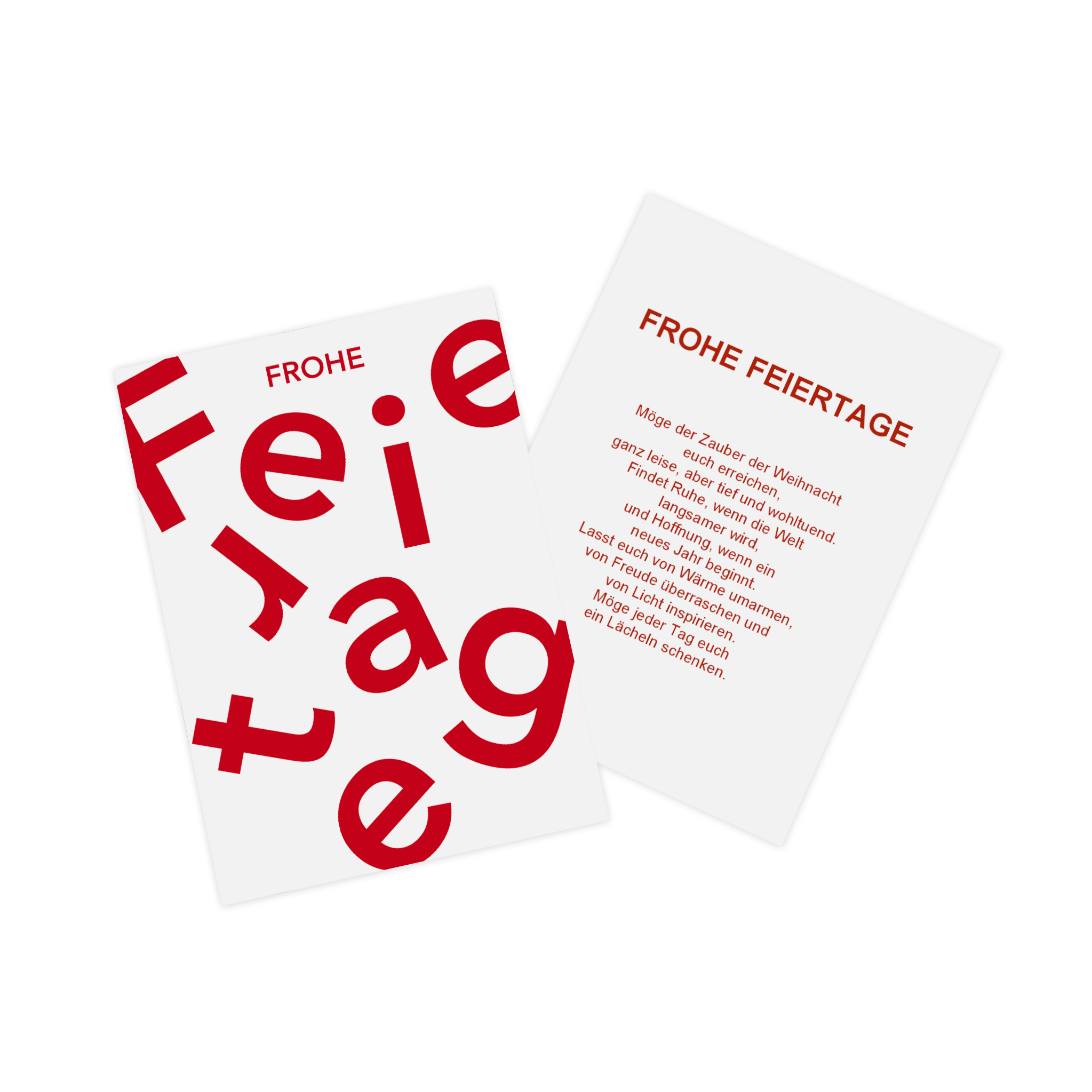 Fotokarte als Weihnachtskarte mit Familienfoto