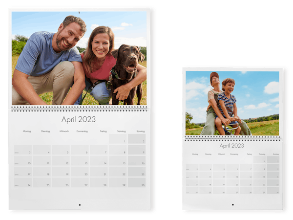 Fotokalender mit Terminen & individuellem Startdatum