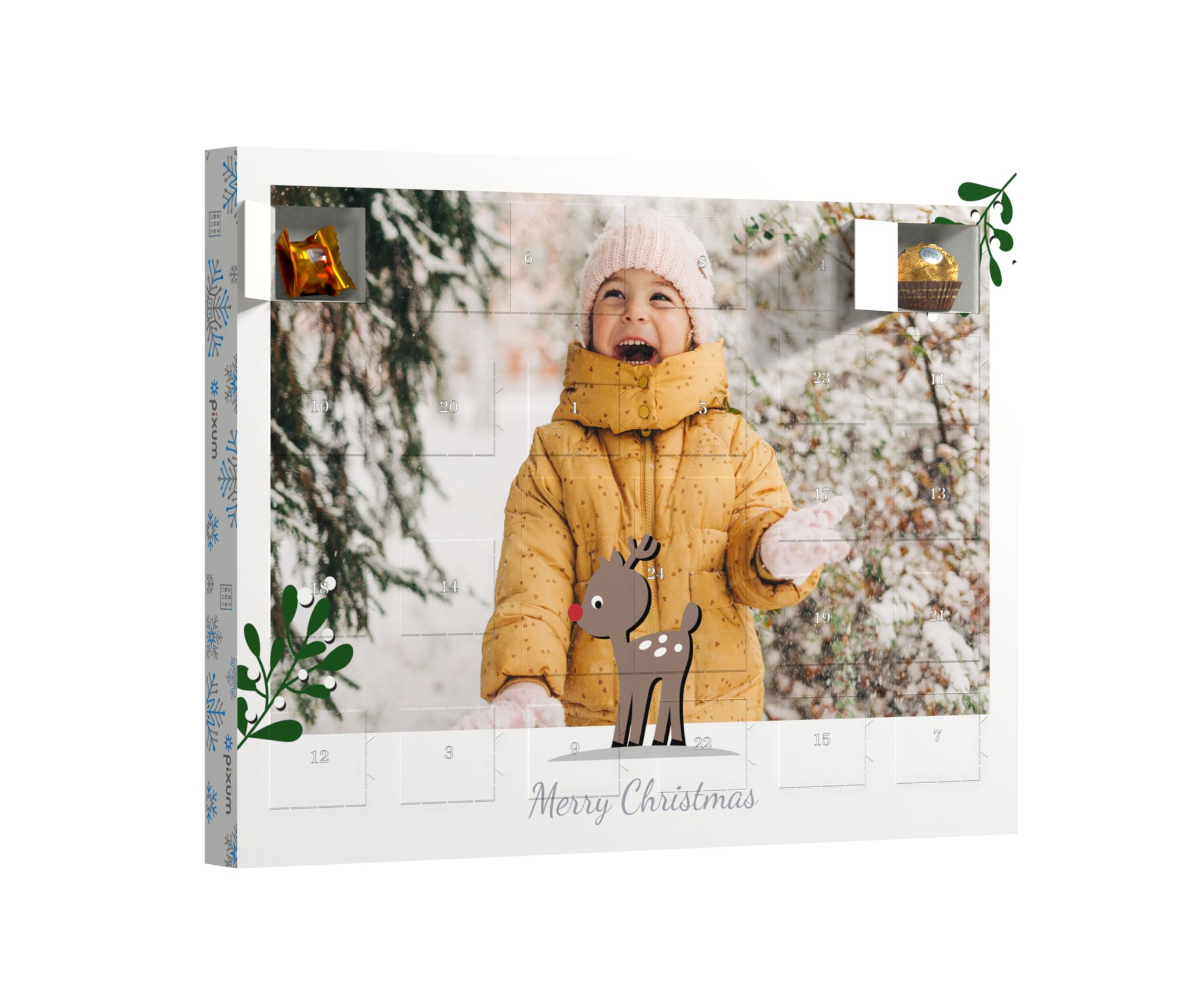 Pixum Adventskalender mit Ferrero Pralinen