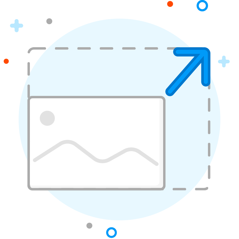 Icoon voor fotoafdrukken in verschillende formaten