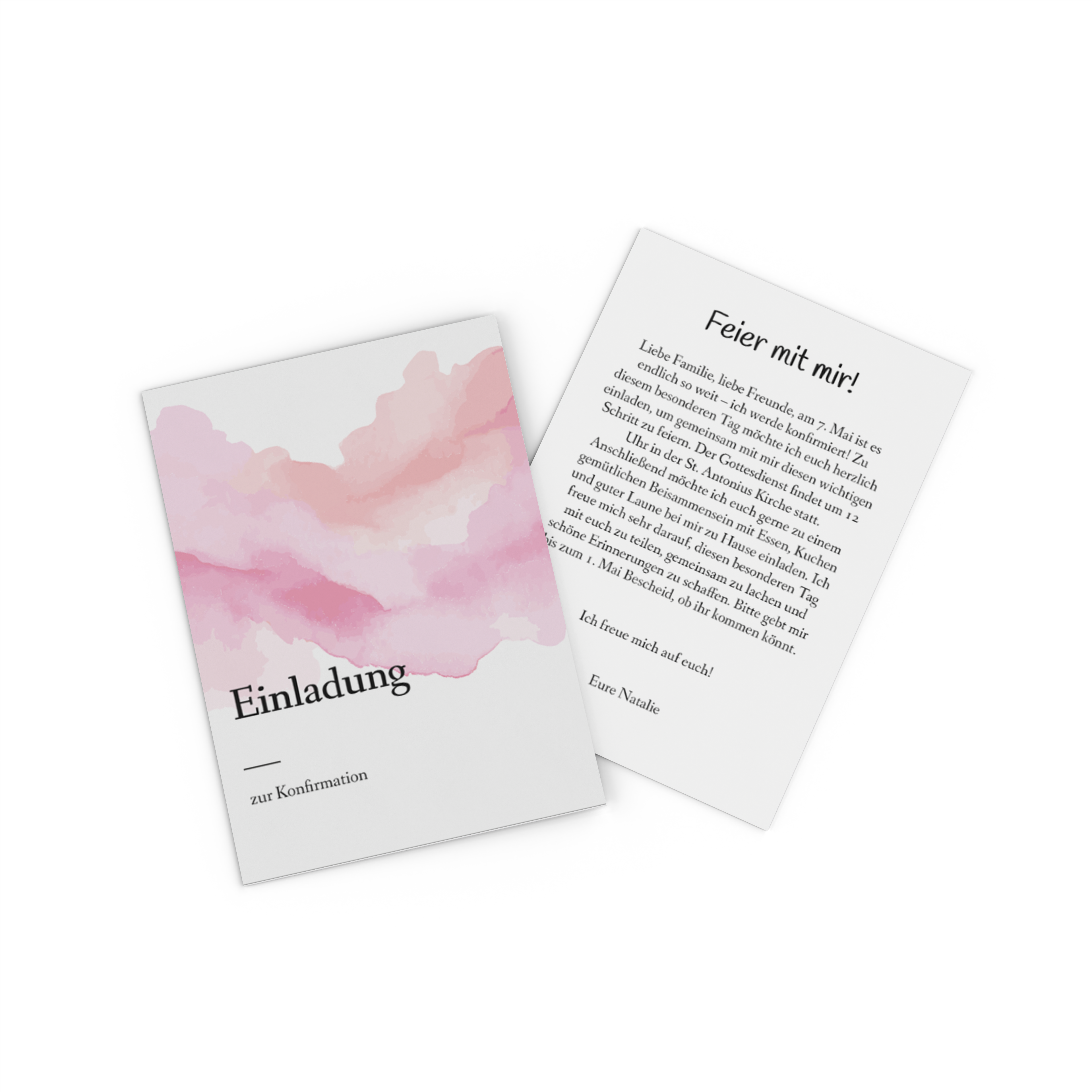 Fotokarte mit Pärchenfoto als Save the Date 