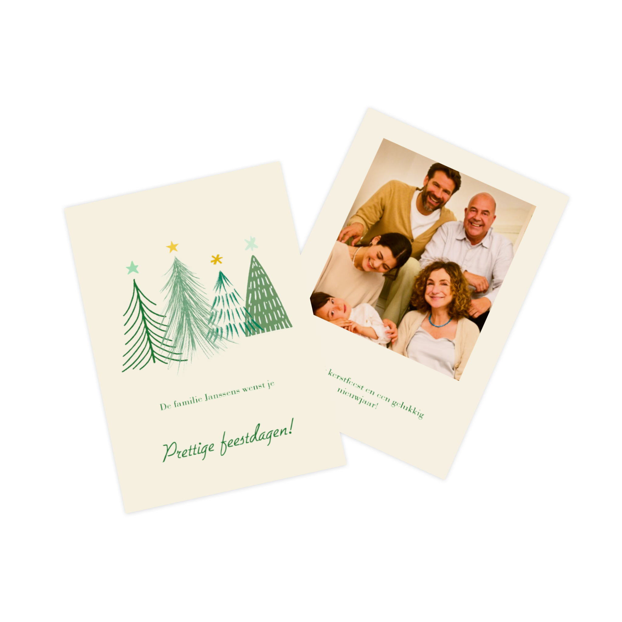 Kerstkaarten maken met persoonlijke boodschap