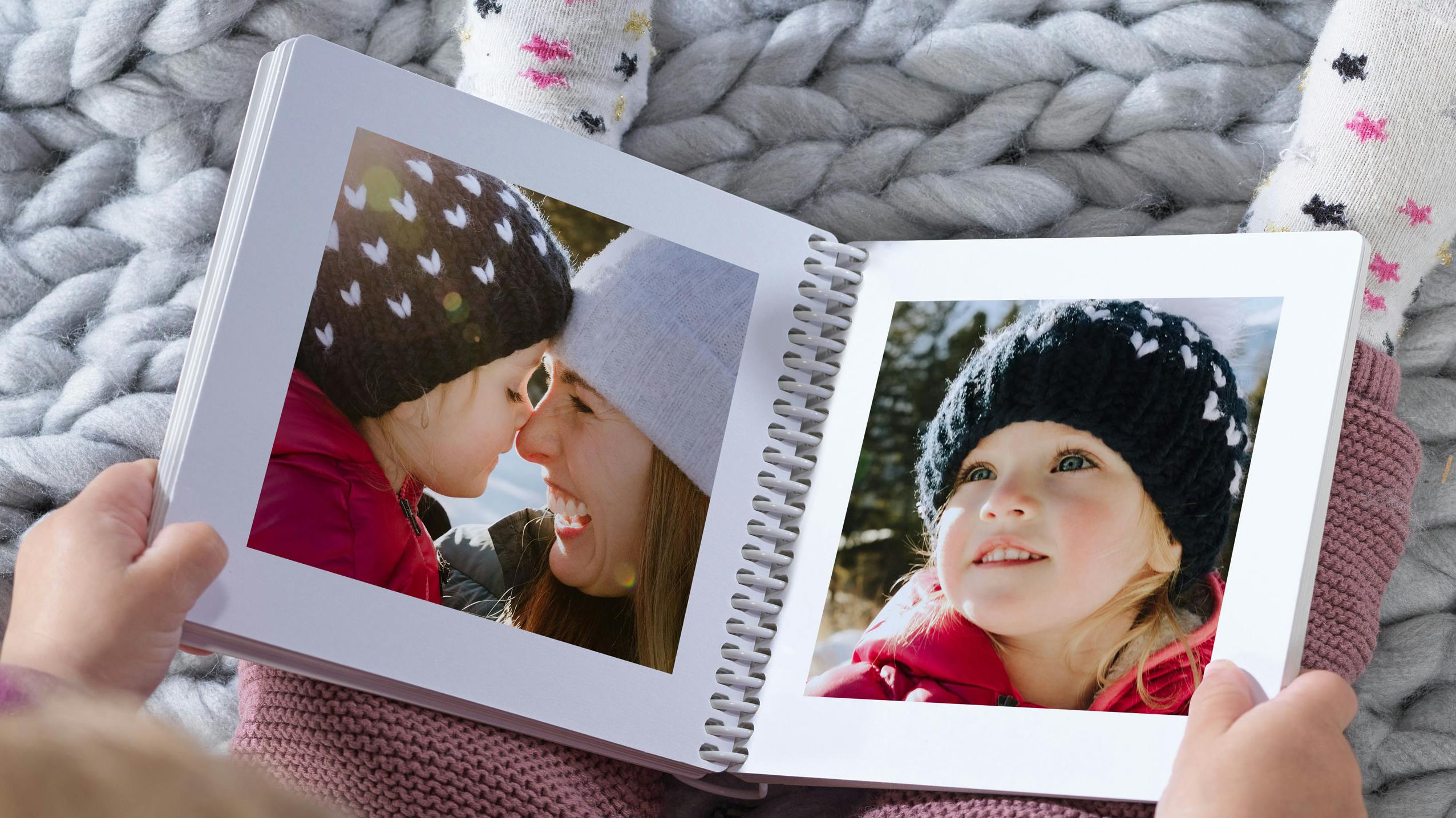 Pixum Fotoboek Pixum Babyboek met winterse foto's