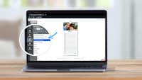 Terminkalender in der Software gestalten Laptop mit der Gestaltung eines Terminkalenders in der Software