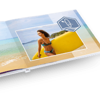 Pixum Fotobuch mit Layflat-Bindung Fotobuch mit einem Sommerbild über zwei Seiten