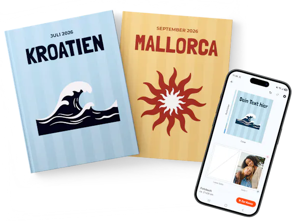 Pixum Fotobuch Reisekollektion in der App Pixum Fotobuch Reisekollektion in der App