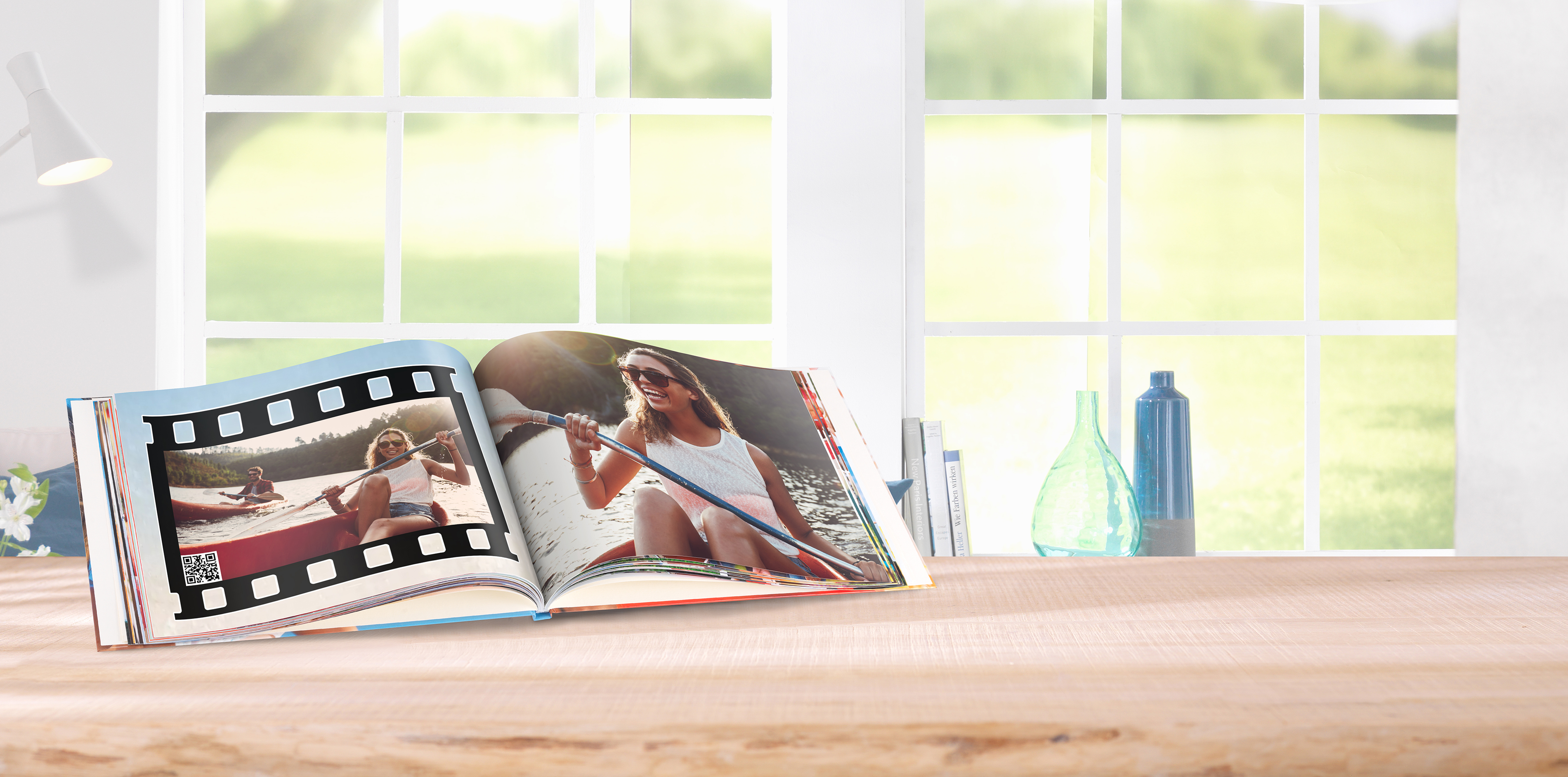 Livre photo avec vidéo