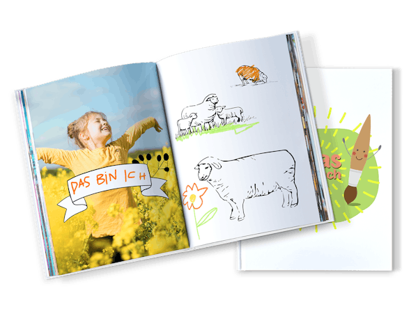 Pixum Fotobuch als Malbuch für Kinder