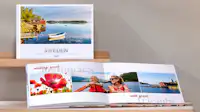 Create Pixum photo book Pixum photo book in landscape format with layflat binding