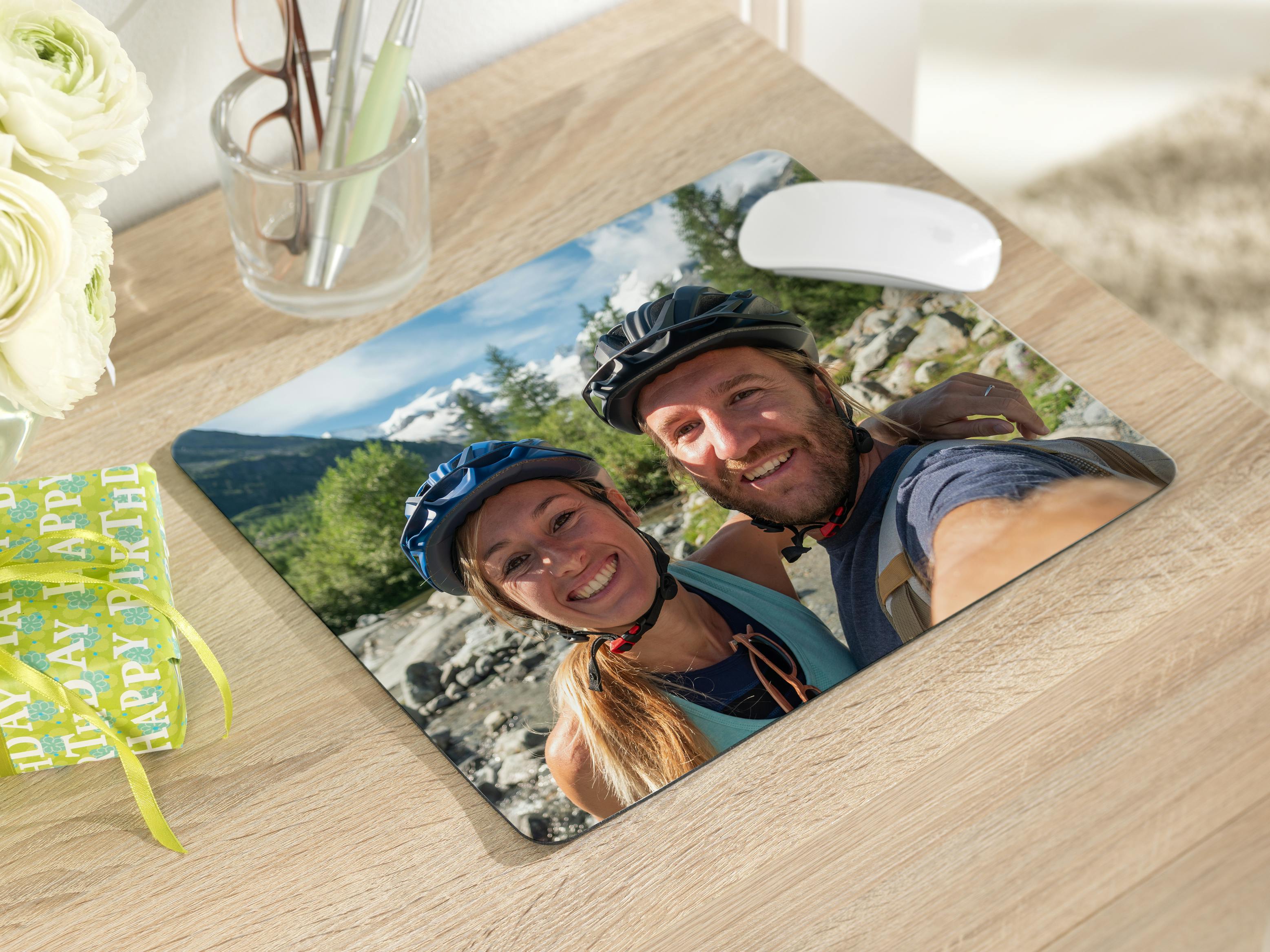 Mouse-Pad mit Foto Pixum Mouse-Pad mit Pärchen-Foto