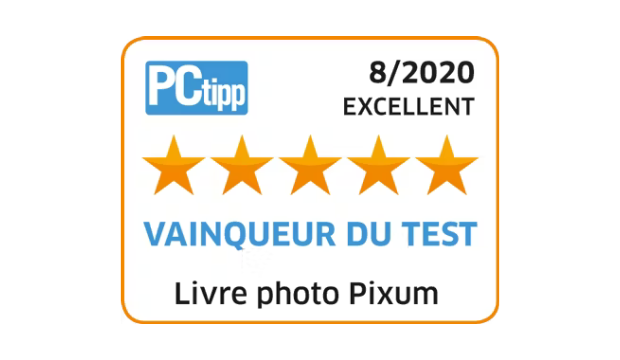 Logo de certification du test comparatif de PCtipp
