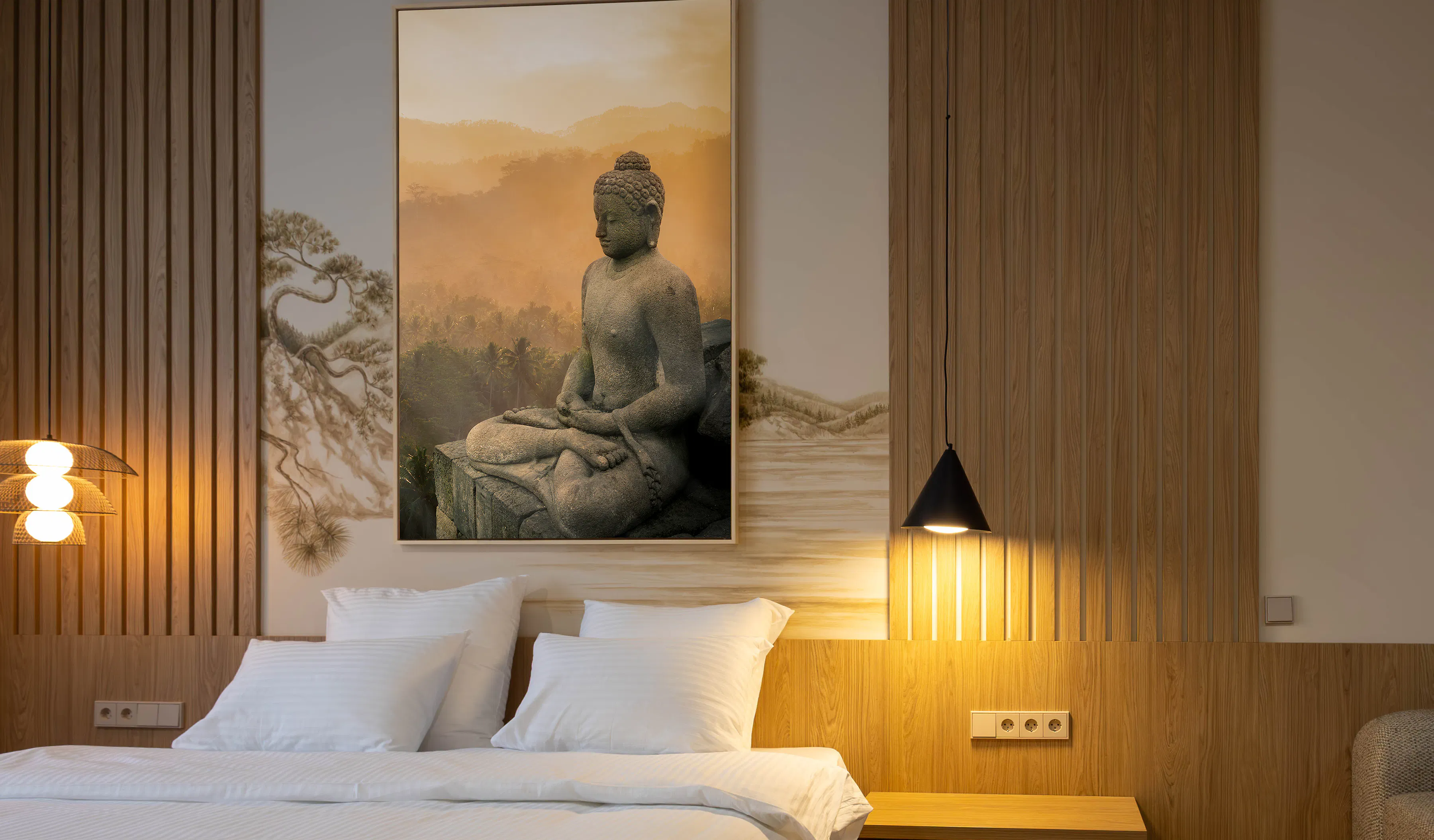 Hochwertig gerahmte Leinwände für Hotelzimmer bestellen