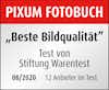 Pixum Fotobog: "Bedste Billedkvalitet" ifølge Stiftung Warentest