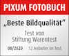 Pixum Fotobuch: "Beste Bildqualität" laut Stiftung Warentest