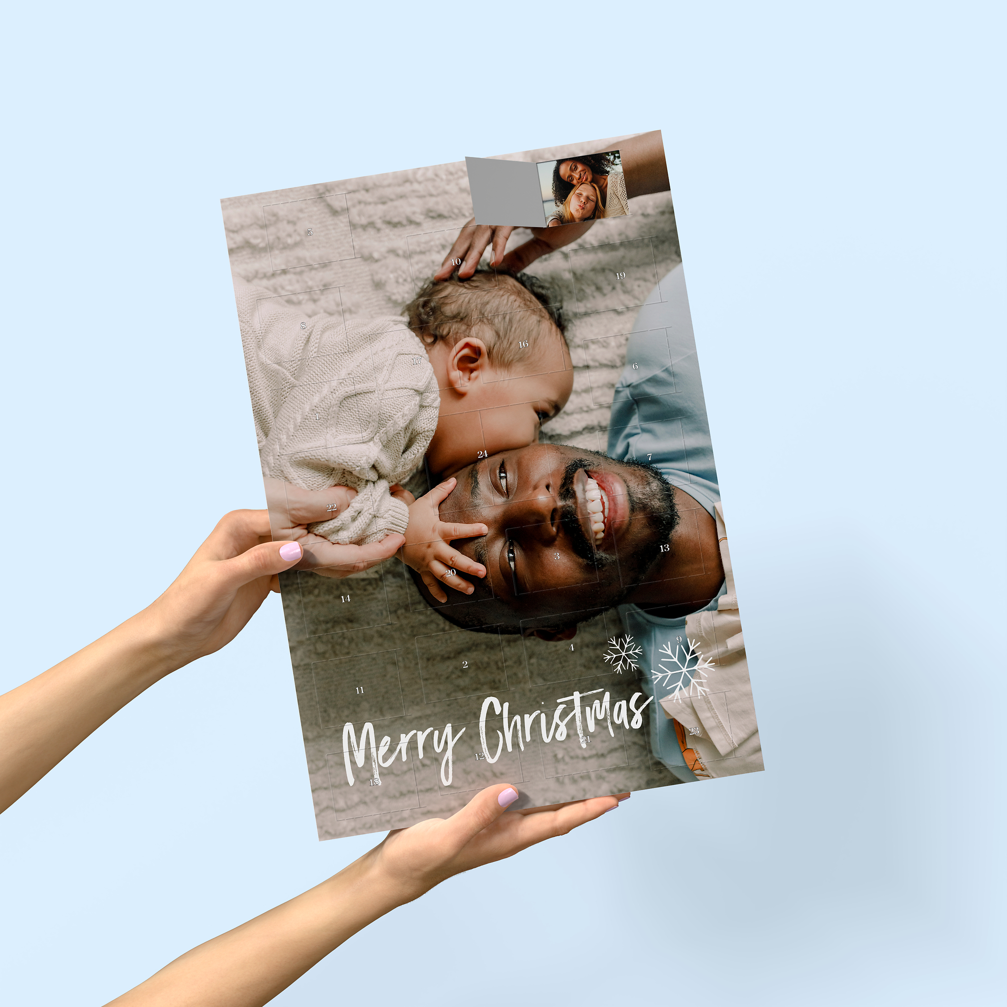 Adventskalender mit persönlichen Fotos gestalten