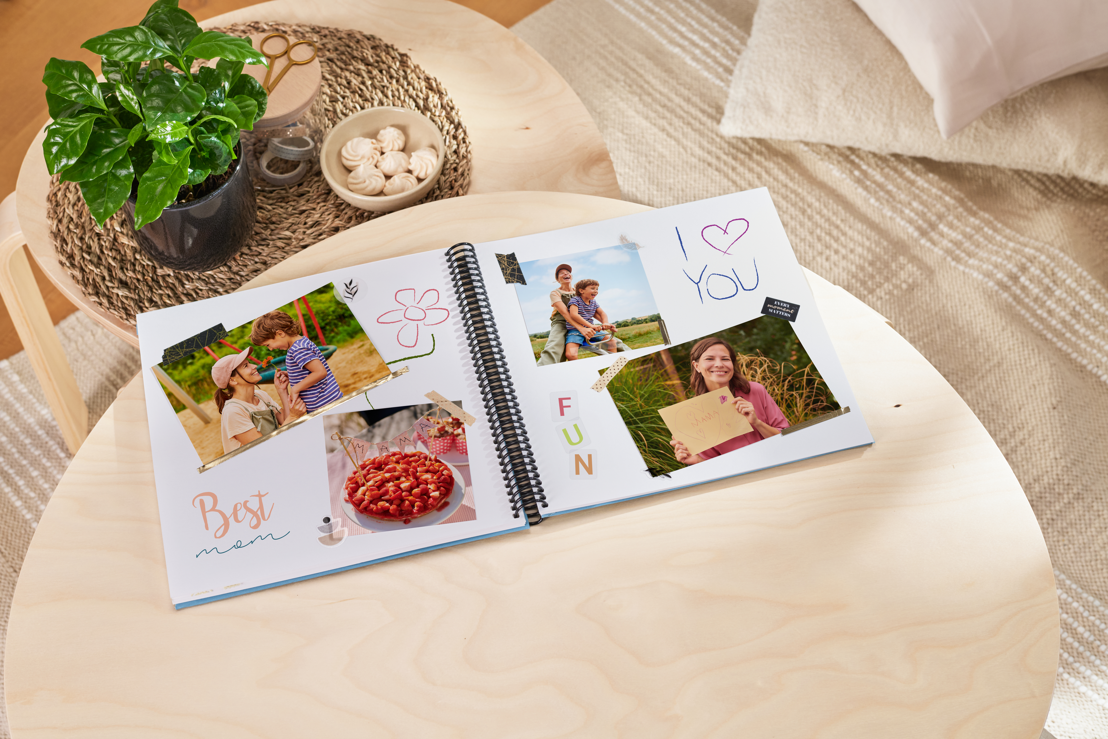 Pixum Scrapbook zum Muttertag