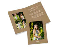 Danksagungskarte zur Konfirmation mit Foto Danksagungskarte zur Konfirmation mit Bild des Konfirmationskindes.