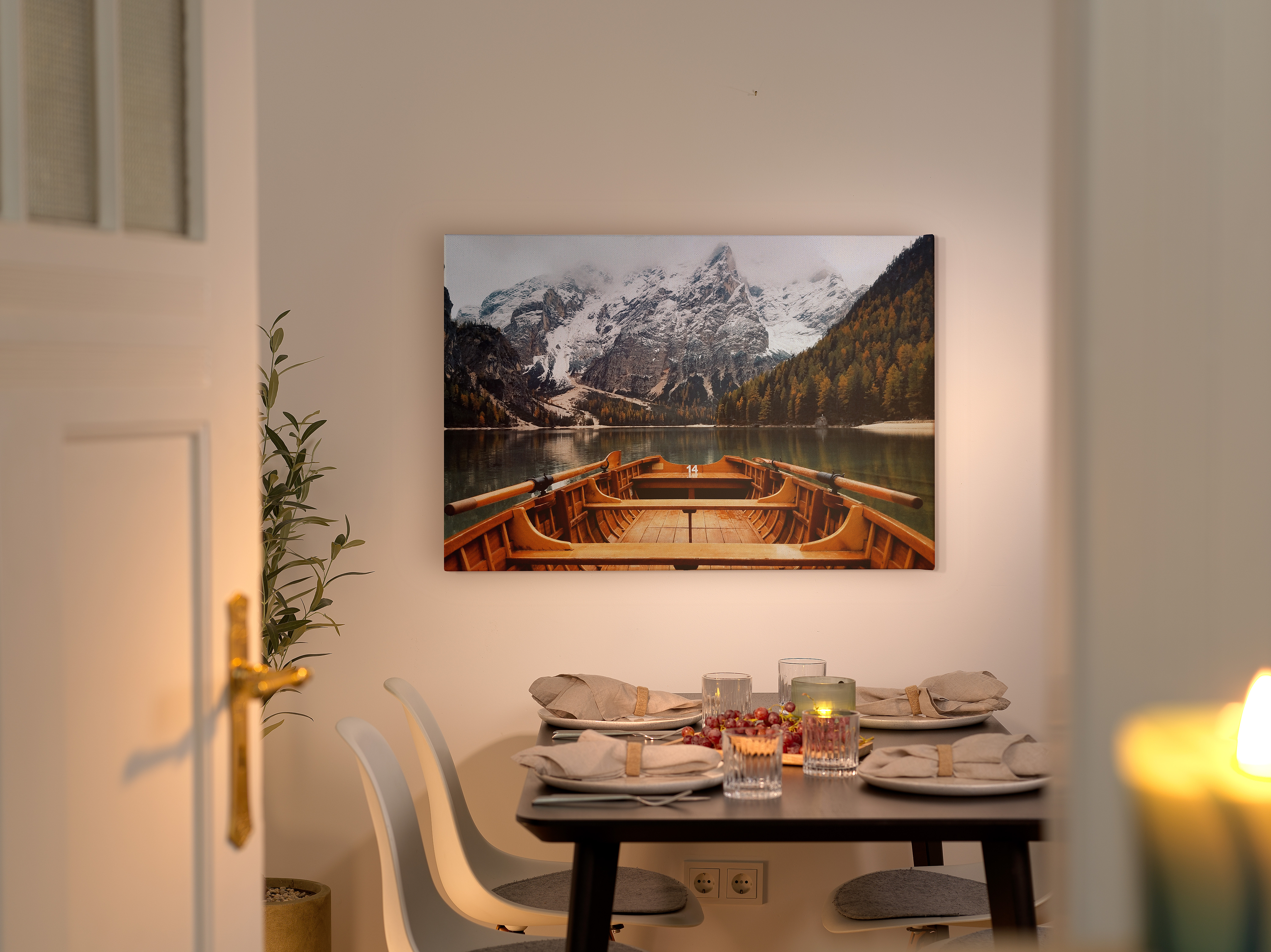 Pixum Foto op canvas met winterse foto