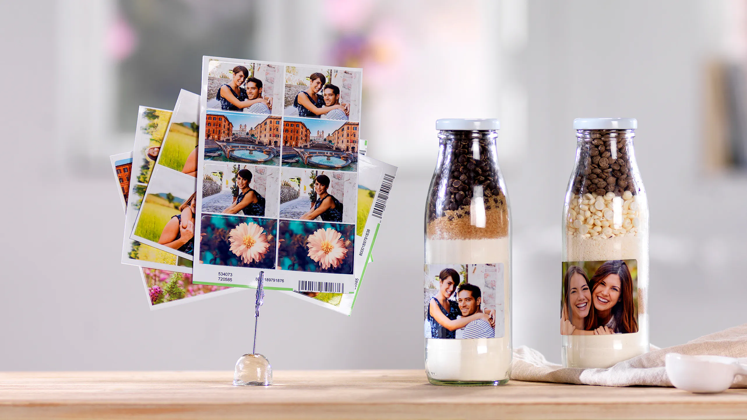 Foto-Sticker Flaschen Ambiente Foto-Sticker Flaschen Ambiente
