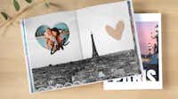 Pixum Fotobuch Layflat-Bindung Pixum Fotobücher mit Paris-Motiven.