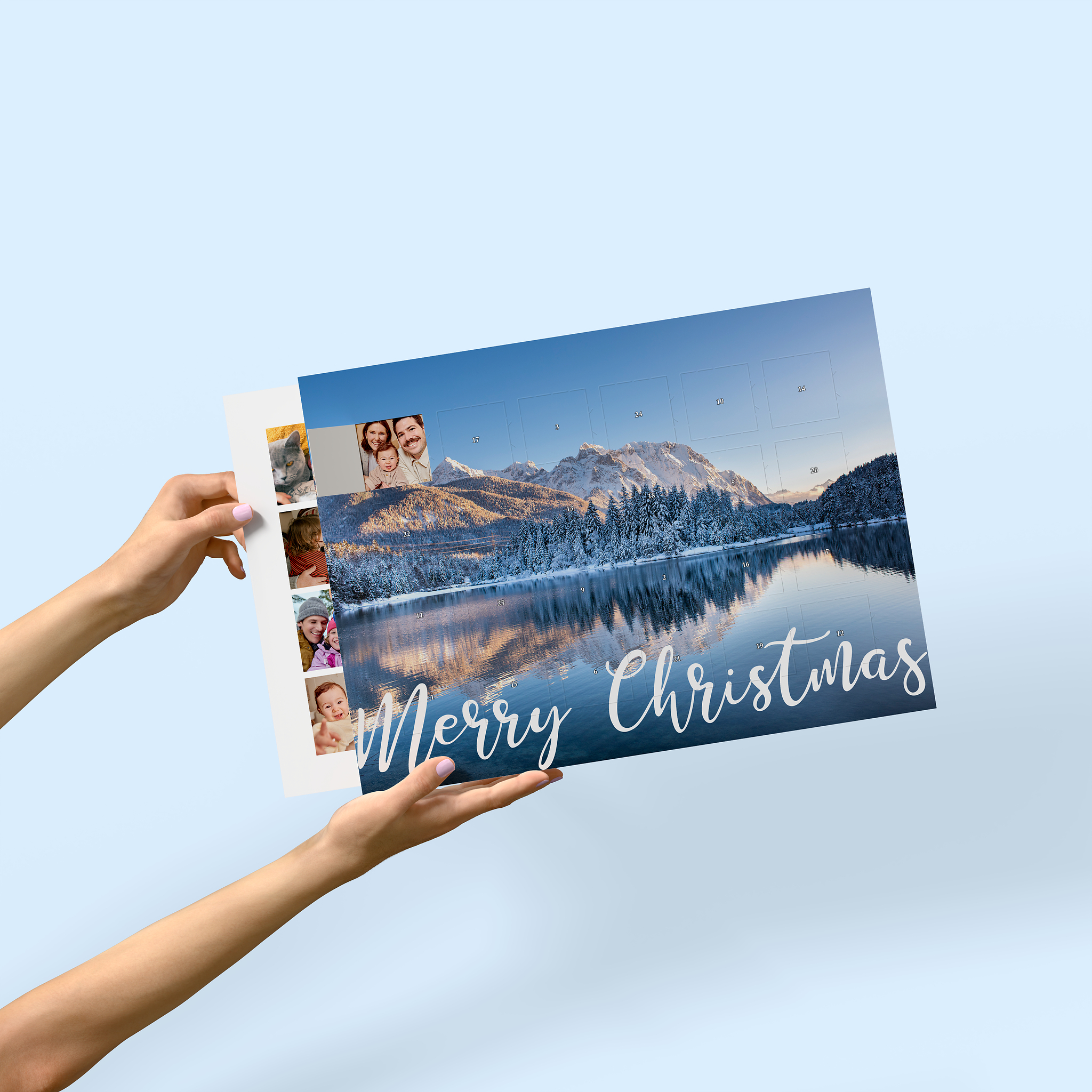Adventskalender mit persönlichen Fotos gestalten