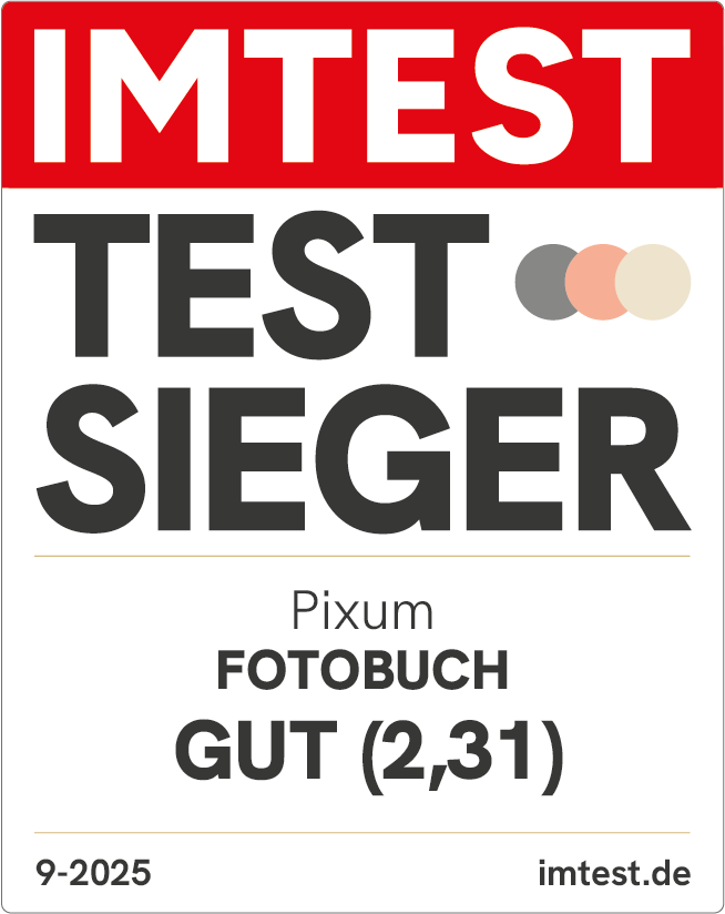 IMTEST Testsieg Pixum Fotobücher 2025