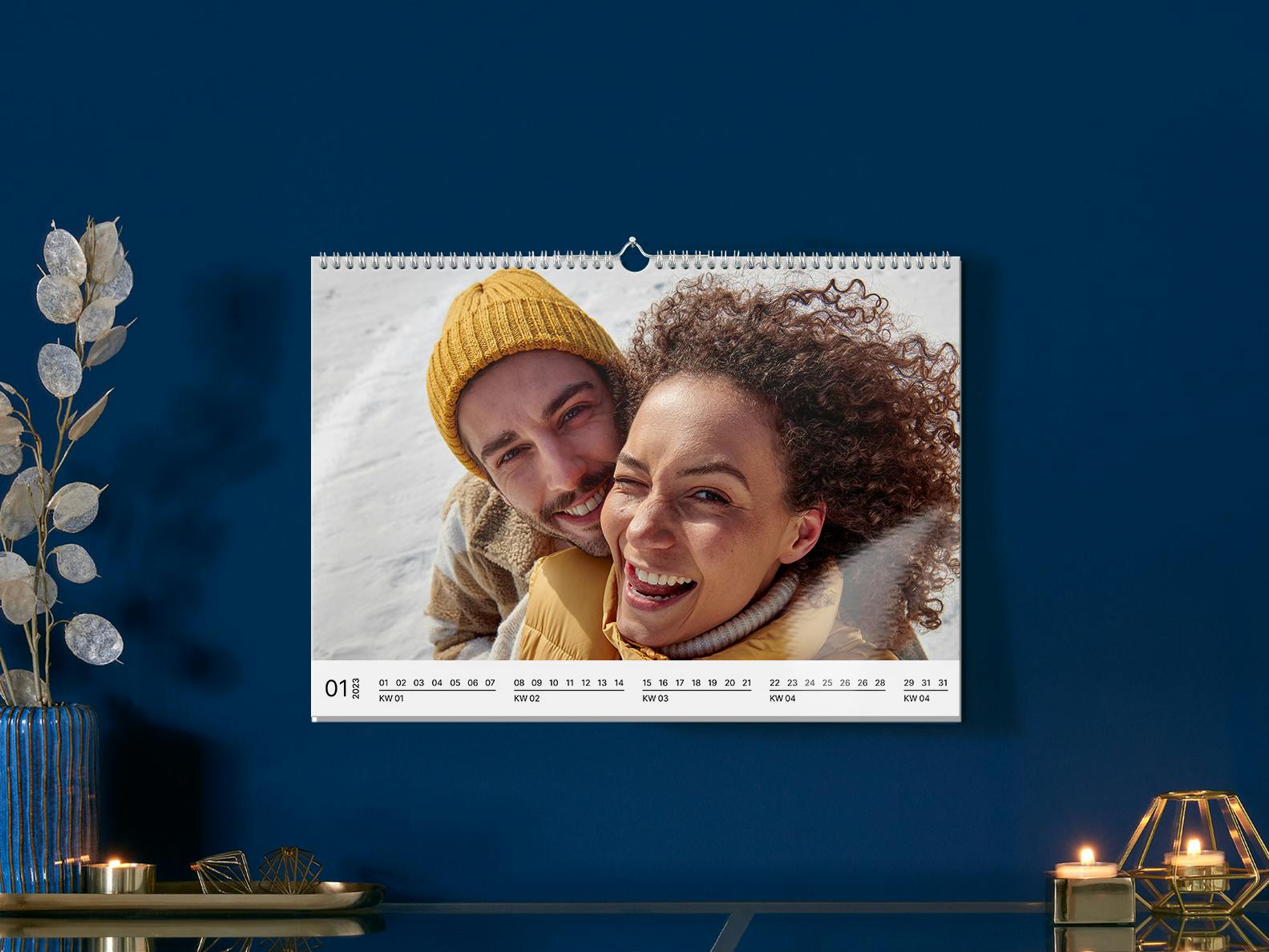 Pixum Wandkalender Pixum Wandkalender quer in A3 mit winterlichem Motiv