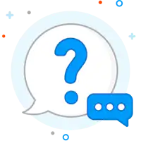 Veelgestelde vragen Illustratie met een vraagteken en een tekstballon