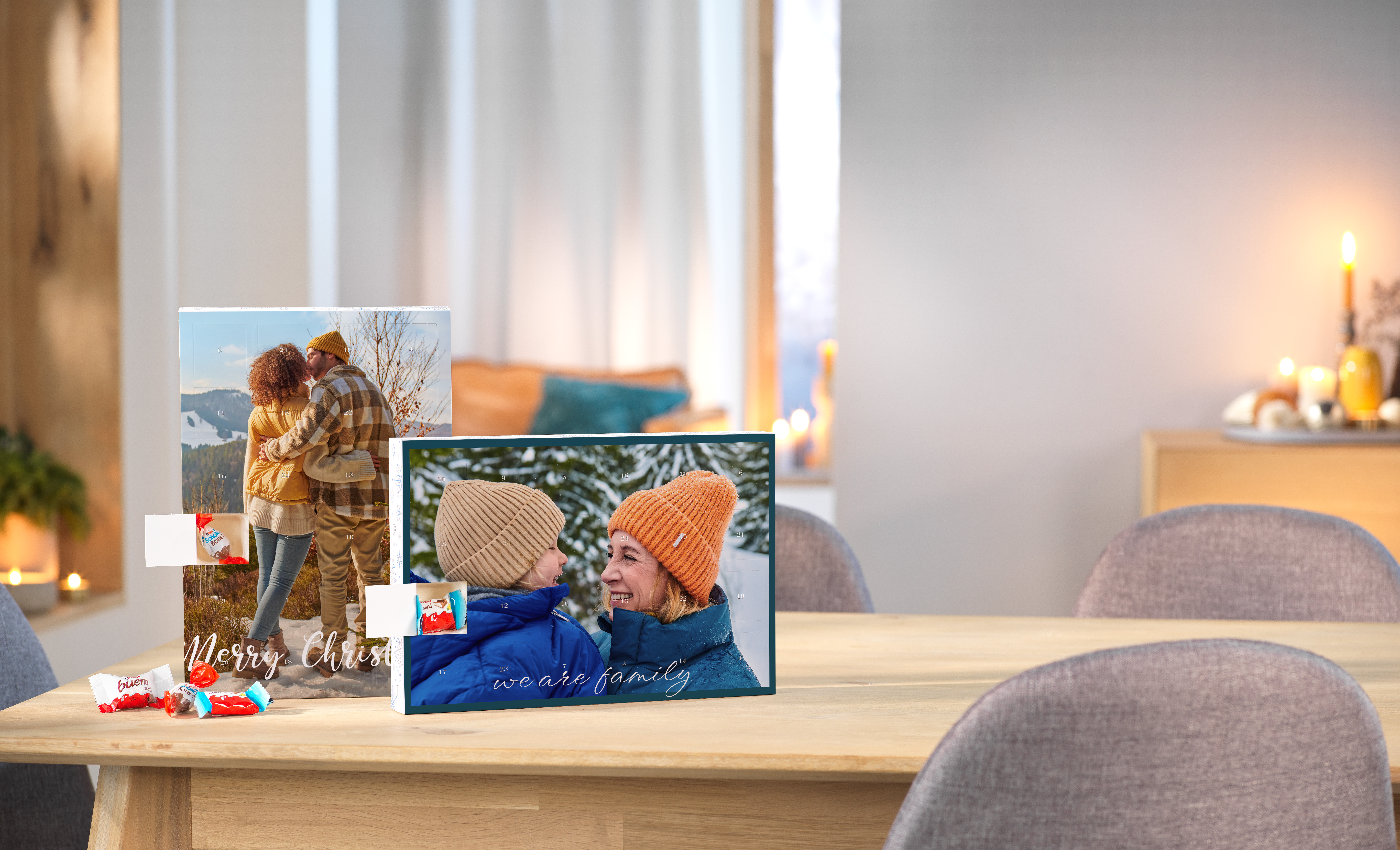 Pixum-joulukalenteri pysty ja vaaka