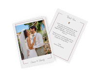 Beställ bröllopskort som injudanskort med personlig text och bild