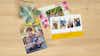 Tres tarjetas personalizadas con fotos con motivos primaverales y de Pascua
