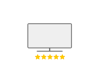 Vector illustration of a desktop screen or iMac