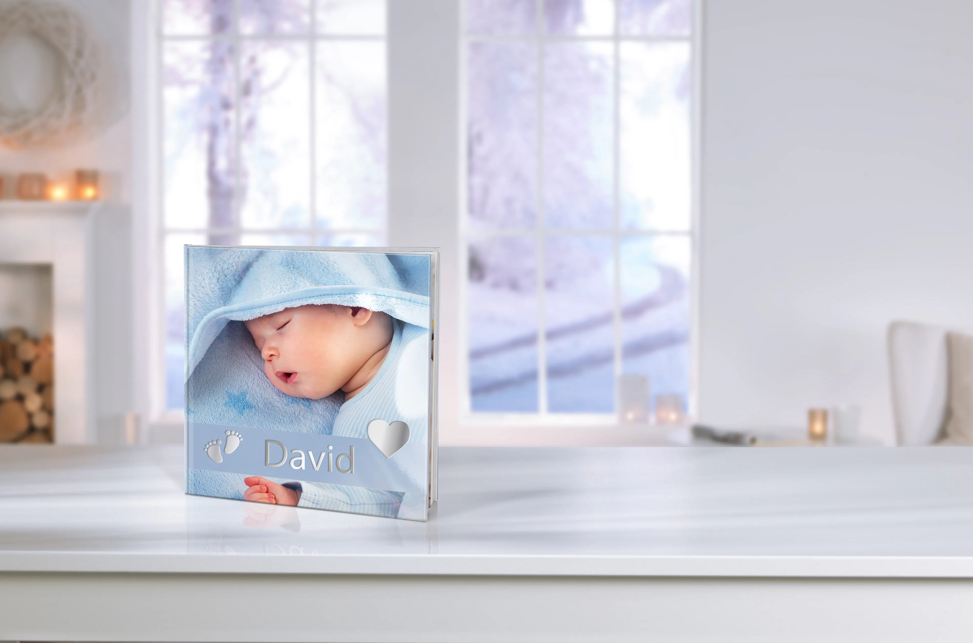 Baby Photo Album on Desktop Baby Photo Album on Desktop