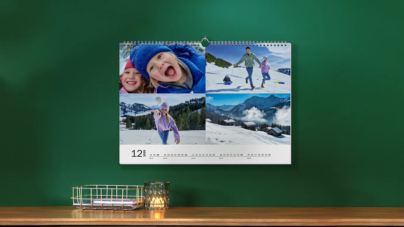A3 Calendar in portrait A3 Calendar in portrait