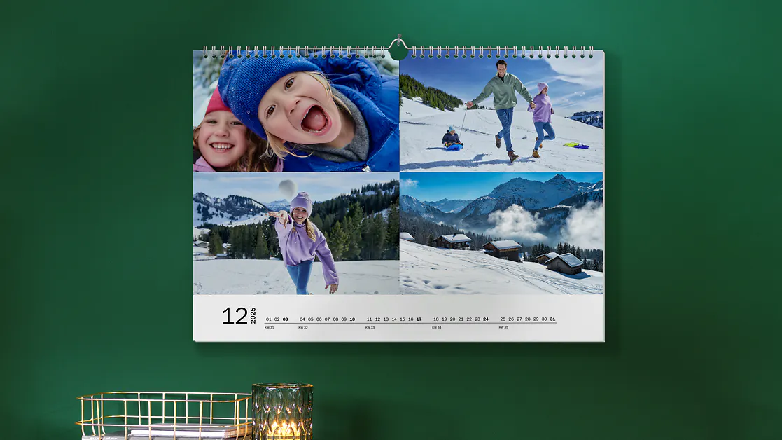 A3 Calendar in portrait