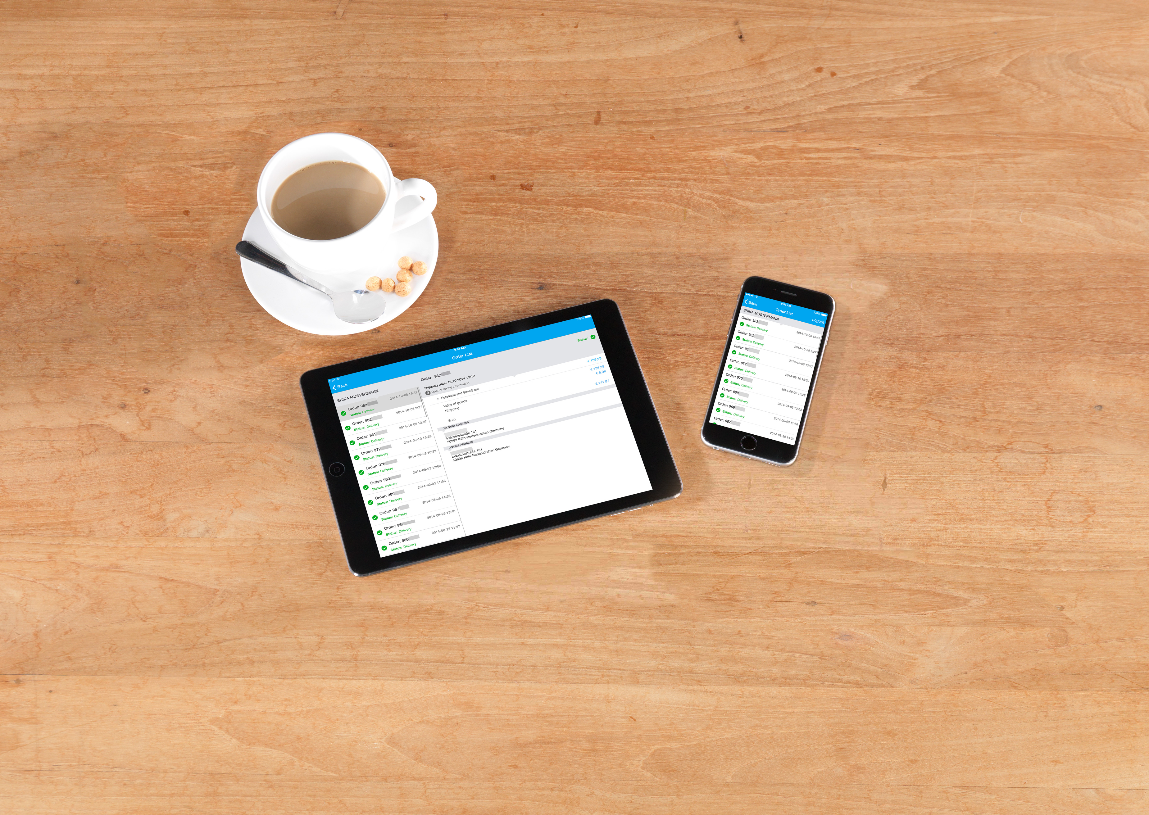 Auftragsstatus nachverfolgen