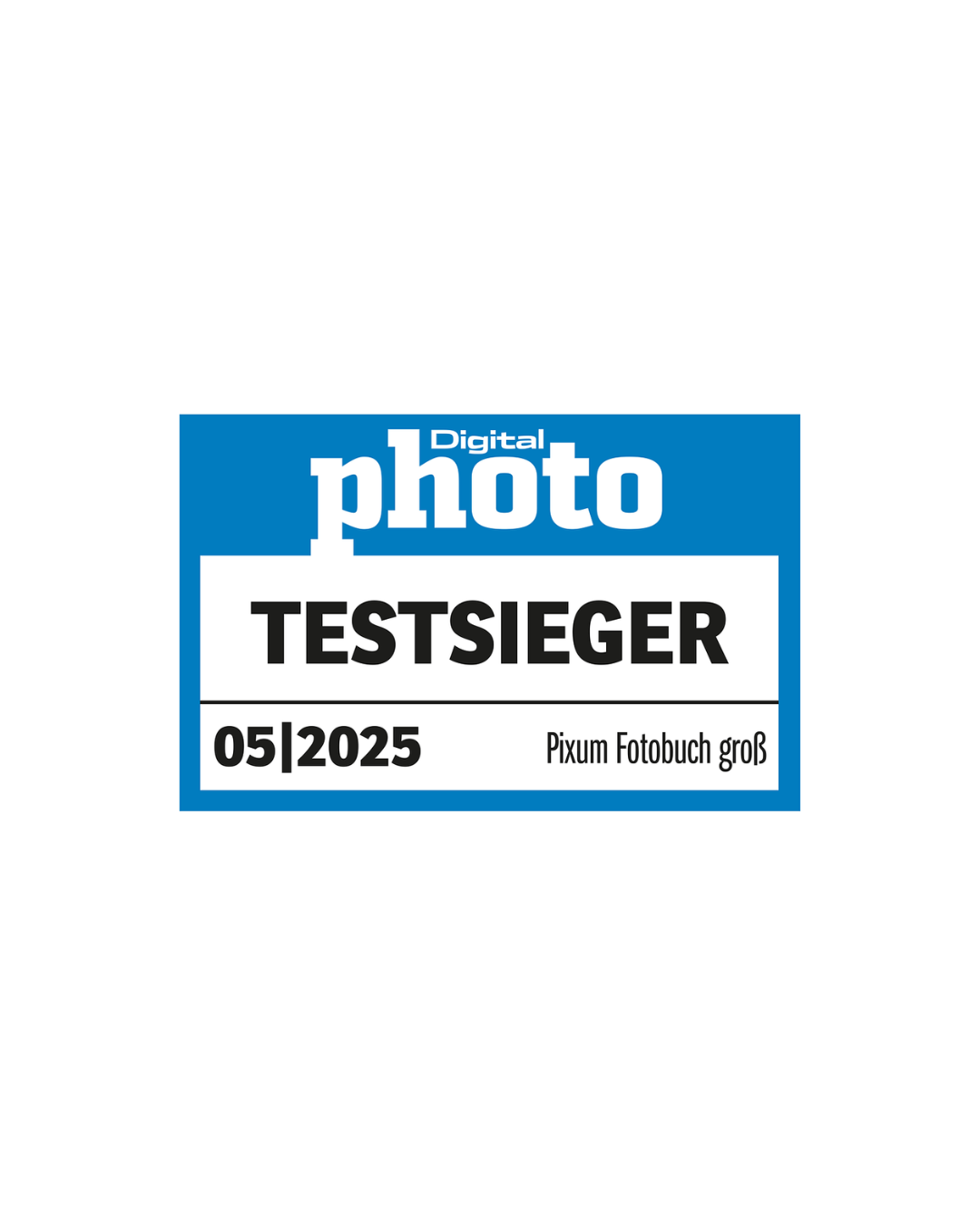 Pixum es el ganador de la prueba de DigitalPhoto en la categoría de álbumes de fotos grandes.