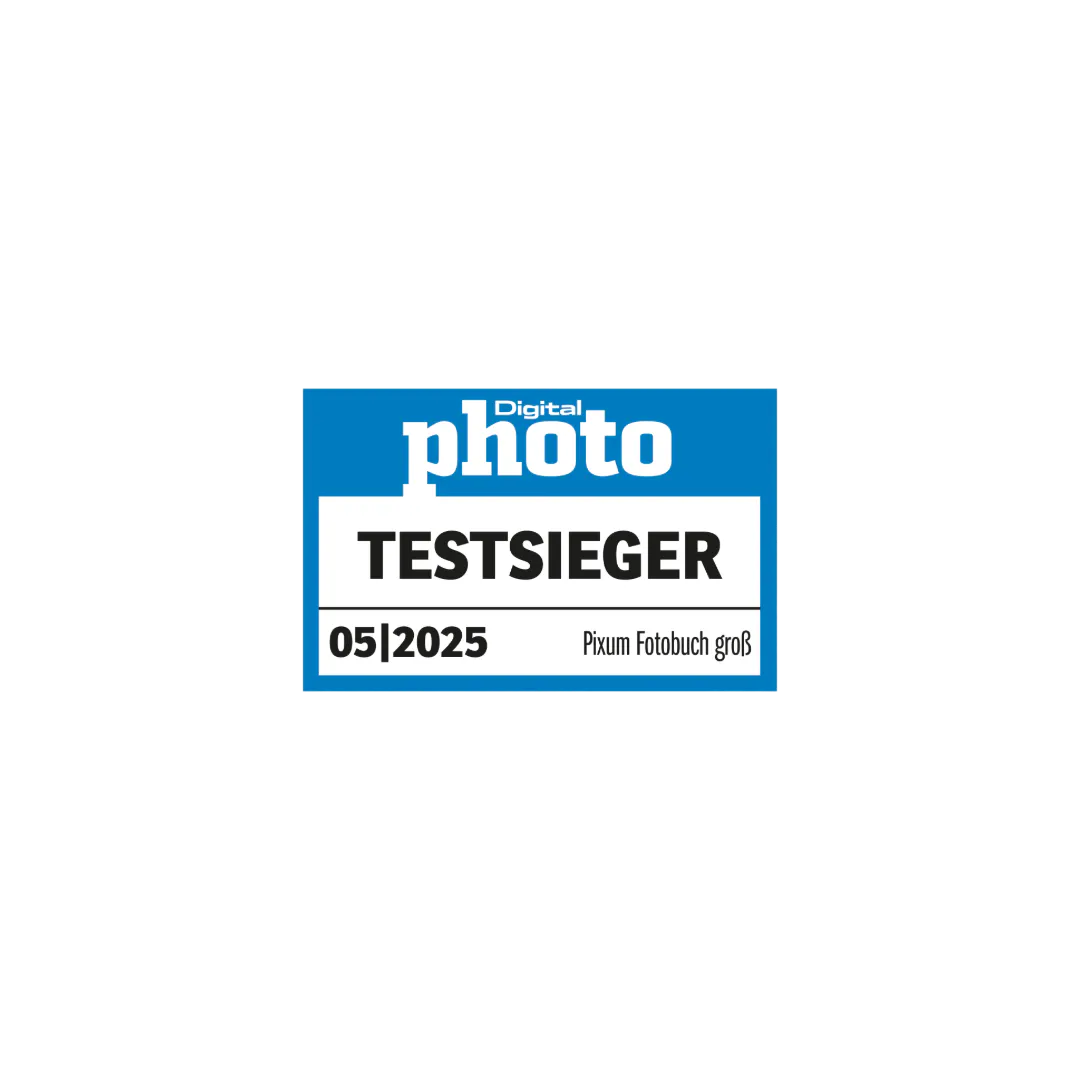 Testsieg DigitalPhoto für das Pixum Fotobuch Testsieg DigitalPhoto für das Pixum Fotobuch