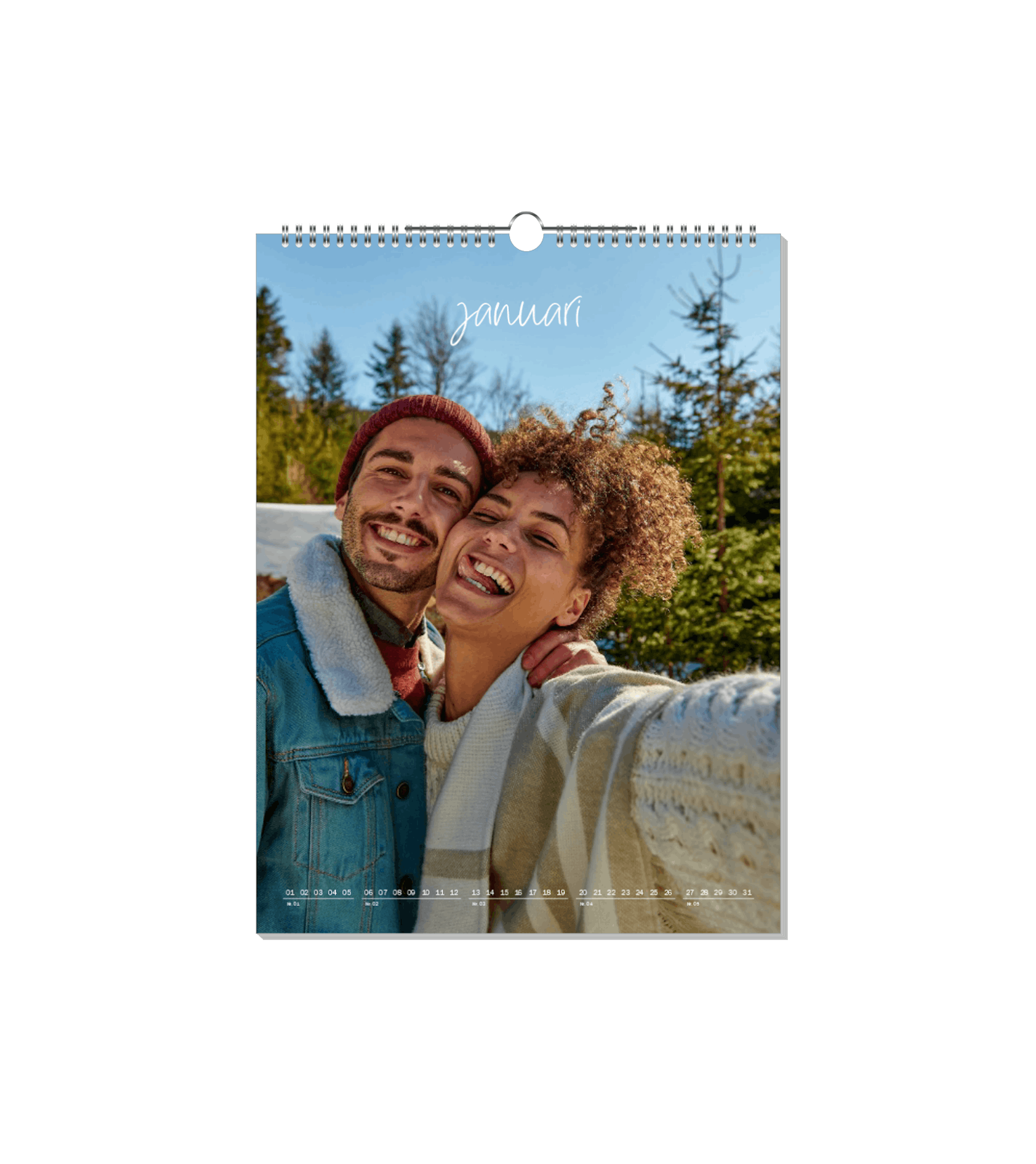 Kalender Design Poetic Writing