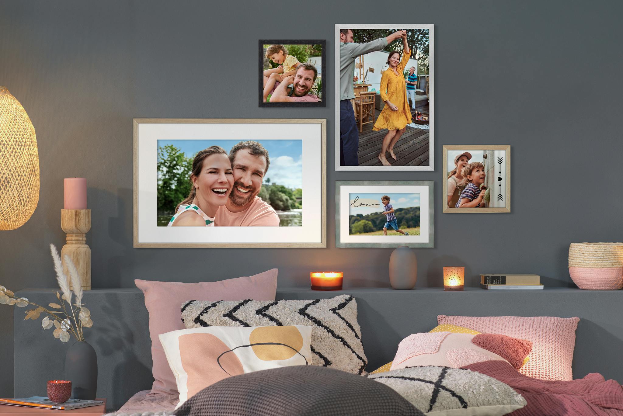 Tableau Photo Personnalisé Sur Toile Encadrée - Pour Mariage, Famille, Cadeau (UK)