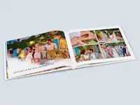 Livre photo Pixum Livre photo paysage avec Dazzling Days comme modèle de Design sur une page d'exemple,