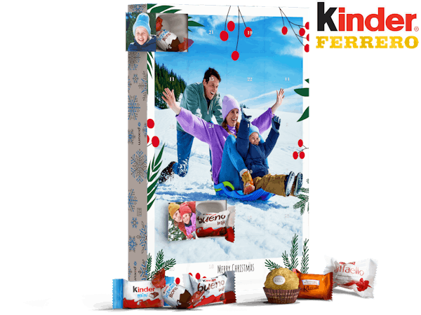 Zwei Foto-Adventskalender mit Familienfotos