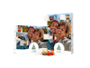 Freisteller eines Foto-Adventskalenders mit Ferrero-Pralinen und einem Paarmotiv