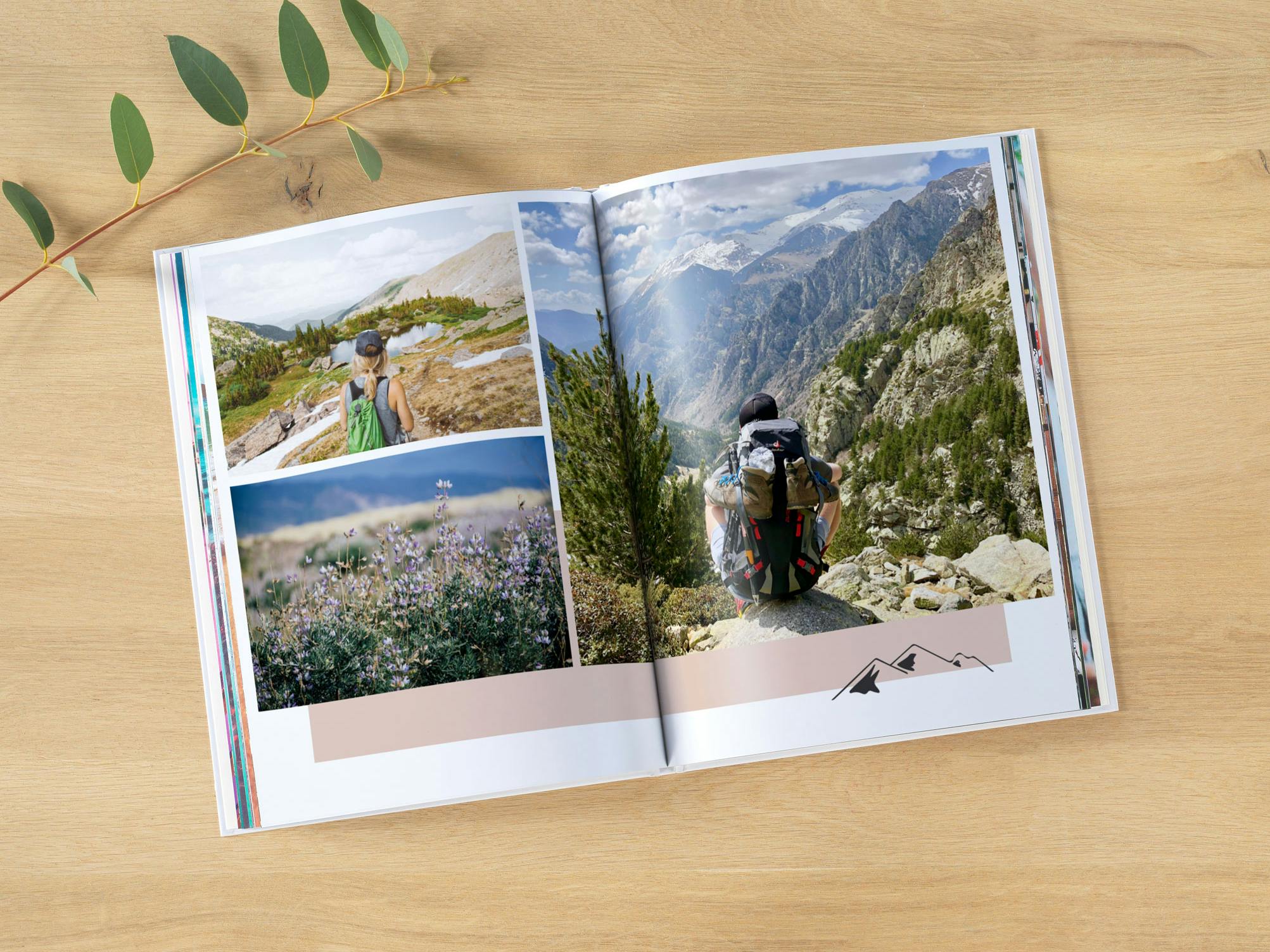 Pixum Fotobuch im Hochformat mit Wanderfotos