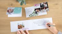 Grußkarten mit Foto als Klappkarte gestalten Grußkarten mit Foto und Save The Date Design