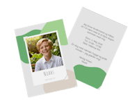 Design kort med foto til konfirmationen